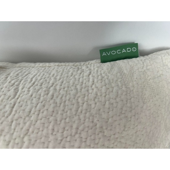 Avocado Green Organic Pillow New Out of Box Tags Torn Off - Picture 2 of 2